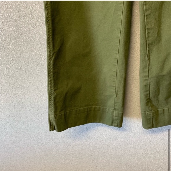 Madewell Olive Wide Leg Crop - Picture 7 of 8